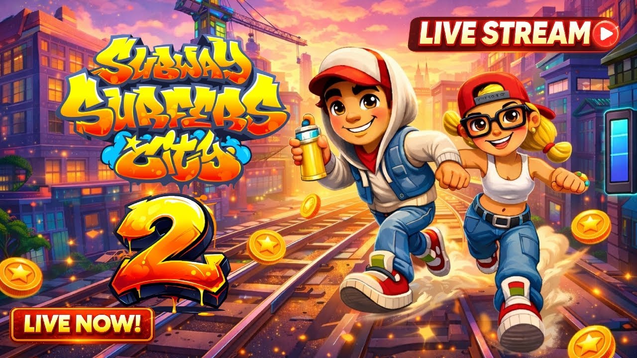 Subway Surfers 2 Live || Subway surfers City || #subwaysurfers2 #subwaysurferscity
