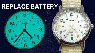 How to change my Timex Indiglo watch battery