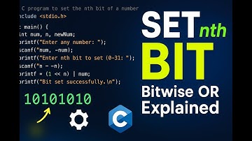 How to set nth Bit of a Number using C Program