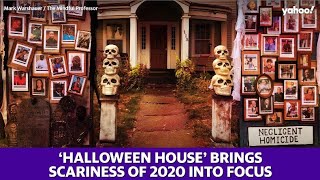 Halloween House Displays Victims Of Coronavirus And Police Brutality In An Exhibit