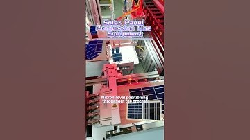 Solar Panel Production Line Machine #solarstrom #solarmodules