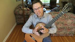 Lesson + Free PDF: Study in C by Tarrega for Guitar (Easy)