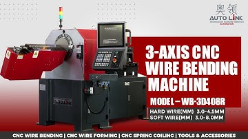 3 - Axis CNC Wire Bending Machine | WB-3D-408R | Available on Alibaba and Made in china