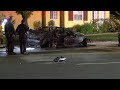 Fatal Fiery High-Speed Crash