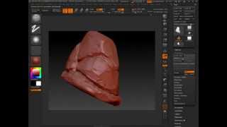 ZBrush - SpeedSculpting Rock