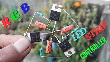 DIY RGB LED STRIP CONTROLLER WITH IRFZ44N MOSFET.