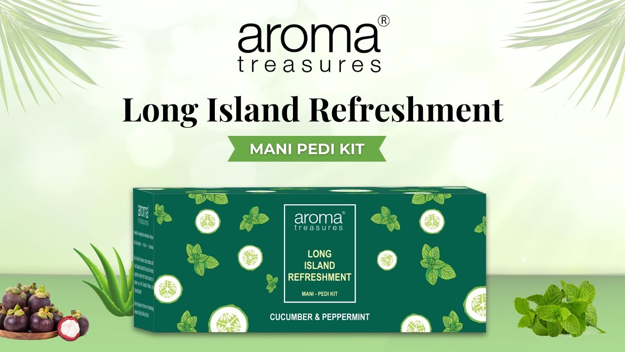 Aroma Treasures Fruit Fizzies - Long Island Refreshment Mani Pedi Kit (87g/ml)