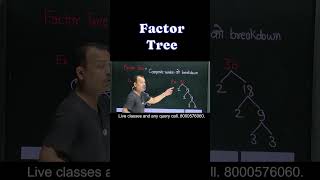 Factor Tree Method || How to find prime factors using factor tree method || Planet Maths