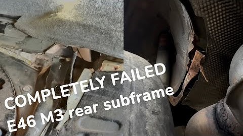 E46 M3 Subframe Torture Test, Are They Really That Weak???