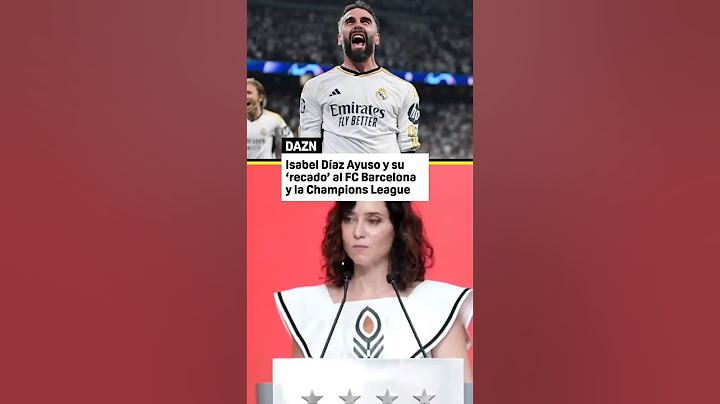 Ayuso: “Carvajal tiene más Champions que el Barça en toda su historia" 😳 #realmadrid #fcbarcelona