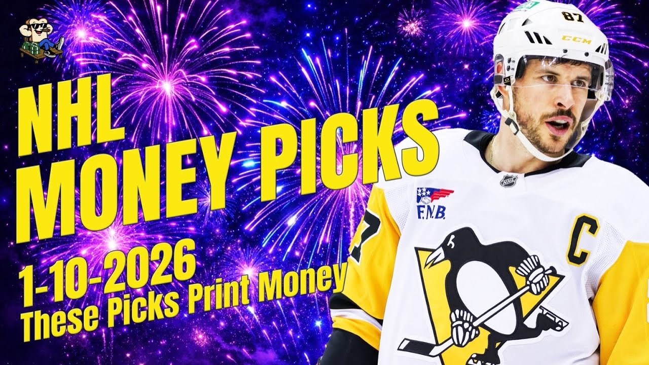 NHL MONEY PICKS for 1-10-2026 – These Picks Print Money