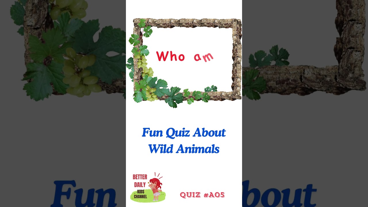 Explore the Animal Kingdom | Animal Quiz for Kids | Animal Riddles | Quiz Time 