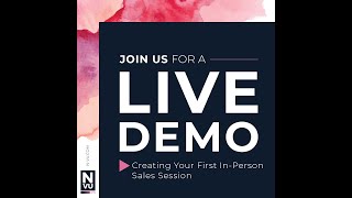 Live Demo "Creating Your First In-Person Sales Session"