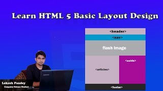#8 Learn HTML 5 Basic  layout designing