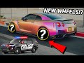 I GOT A TICKET AND CHANGING THE WHEELS ON MY GTR New Look
