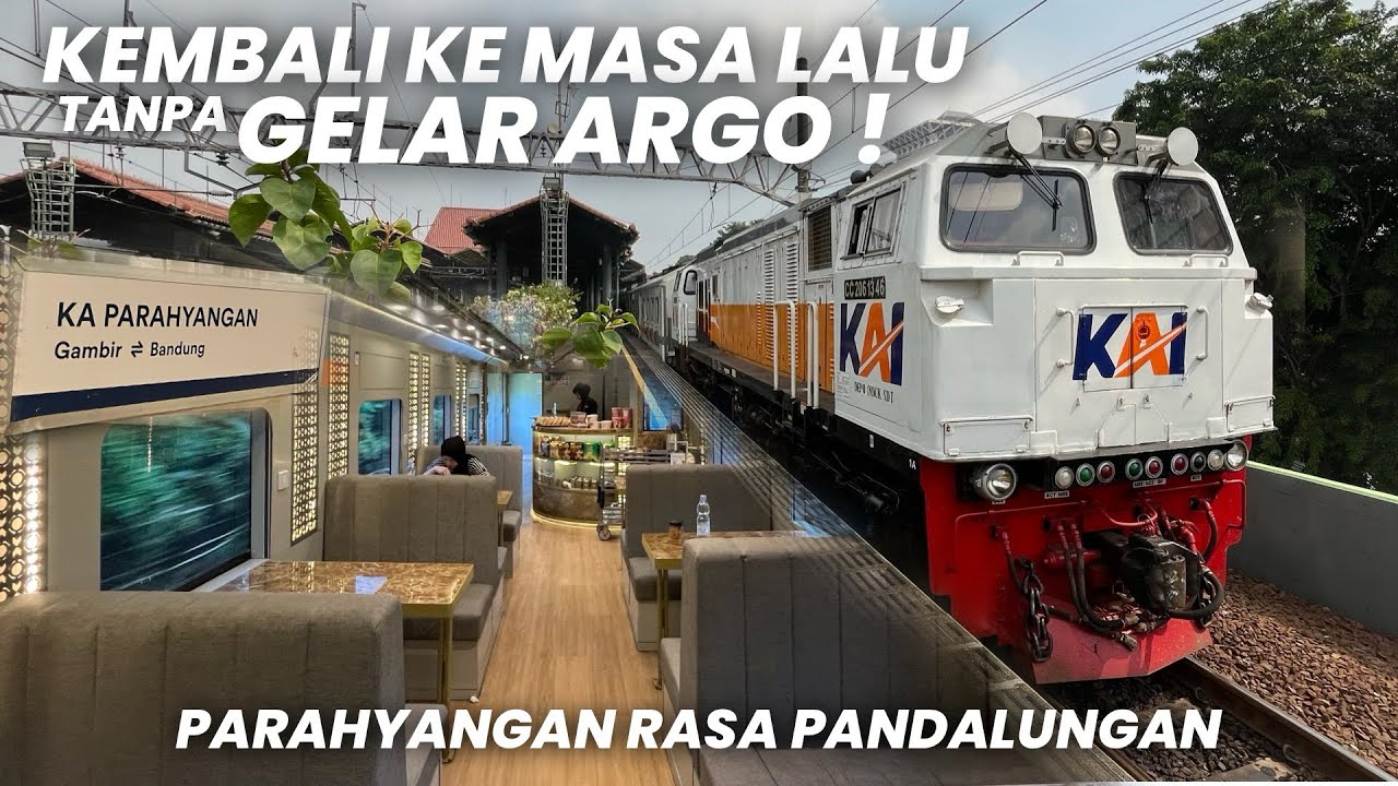 KERETA LEGENDARIS SEJAK TAHUN 1971‼️Naik KA Parahyangan Eksekutif Jakarta - Bandung Lebih Seru