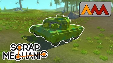 Ballistic Range-finding with MBT Mk 8... | Scrap Mechanic Ep111
