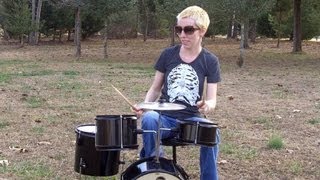First Act Drum Set - Mommy solo #2, demo & review