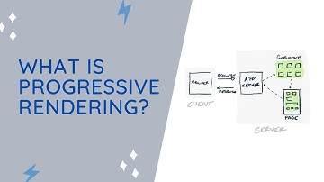 What is progressive rendering?