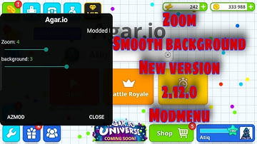 AGAR.IO ZOOM MODMENU + SMOOTH BACKGROUND .APK |TUTORIAL| Agar.io Mobile