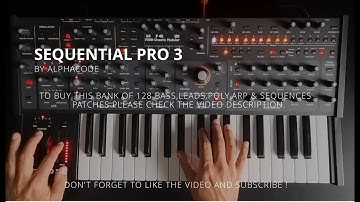 Sequential Pro 3 Demo I No Talking + Custom Patches