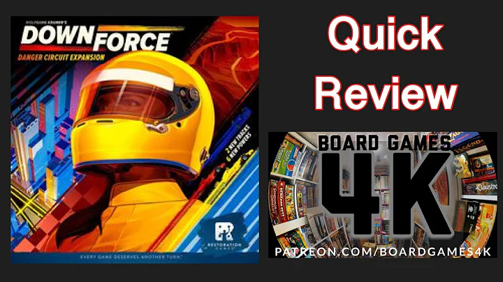 Downforce Boardgame - Quick Review