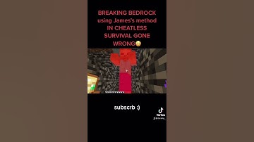 Breaking Bedrock in Survival Gone Wrong?!