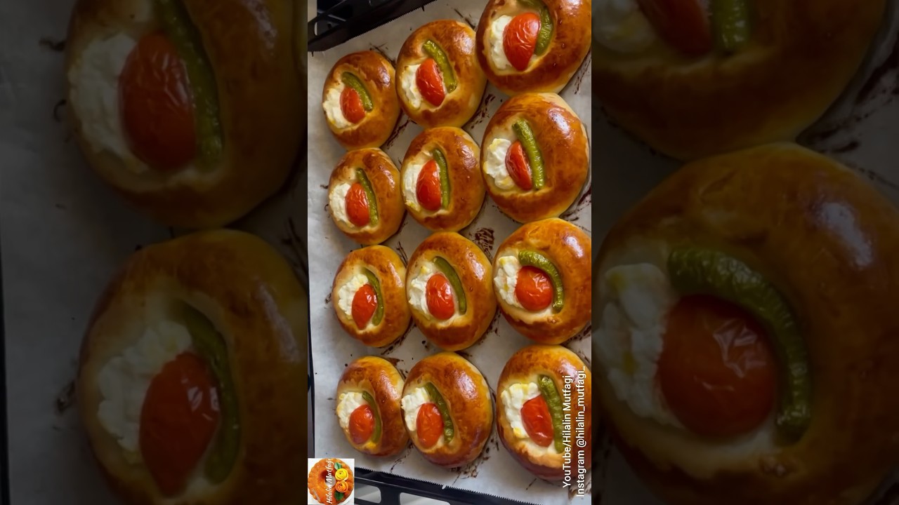 PAMUK GİBİ YUMUŞACIK PİZZA ???? POĞAÇA TARİFİ???????? #pizzapoğaça #poğaça #pizza #shorts
