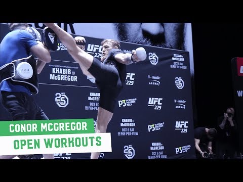 McGregor vs. Khabib: Conor McGregor Full Open Workout