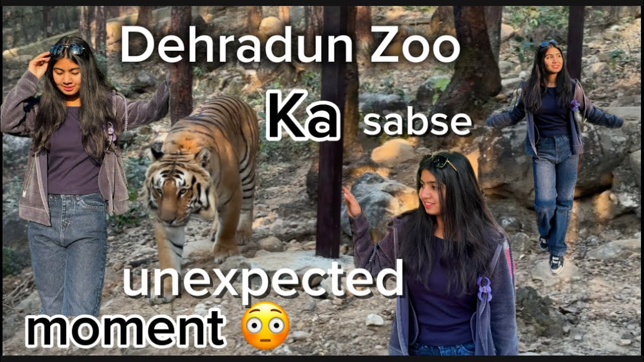 Dehradun Zoo mein Tiger mere bilkul paas 😱 | Sach ya Editing?”