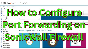 How to Configure Port Forwarding on SonicWall Firewall