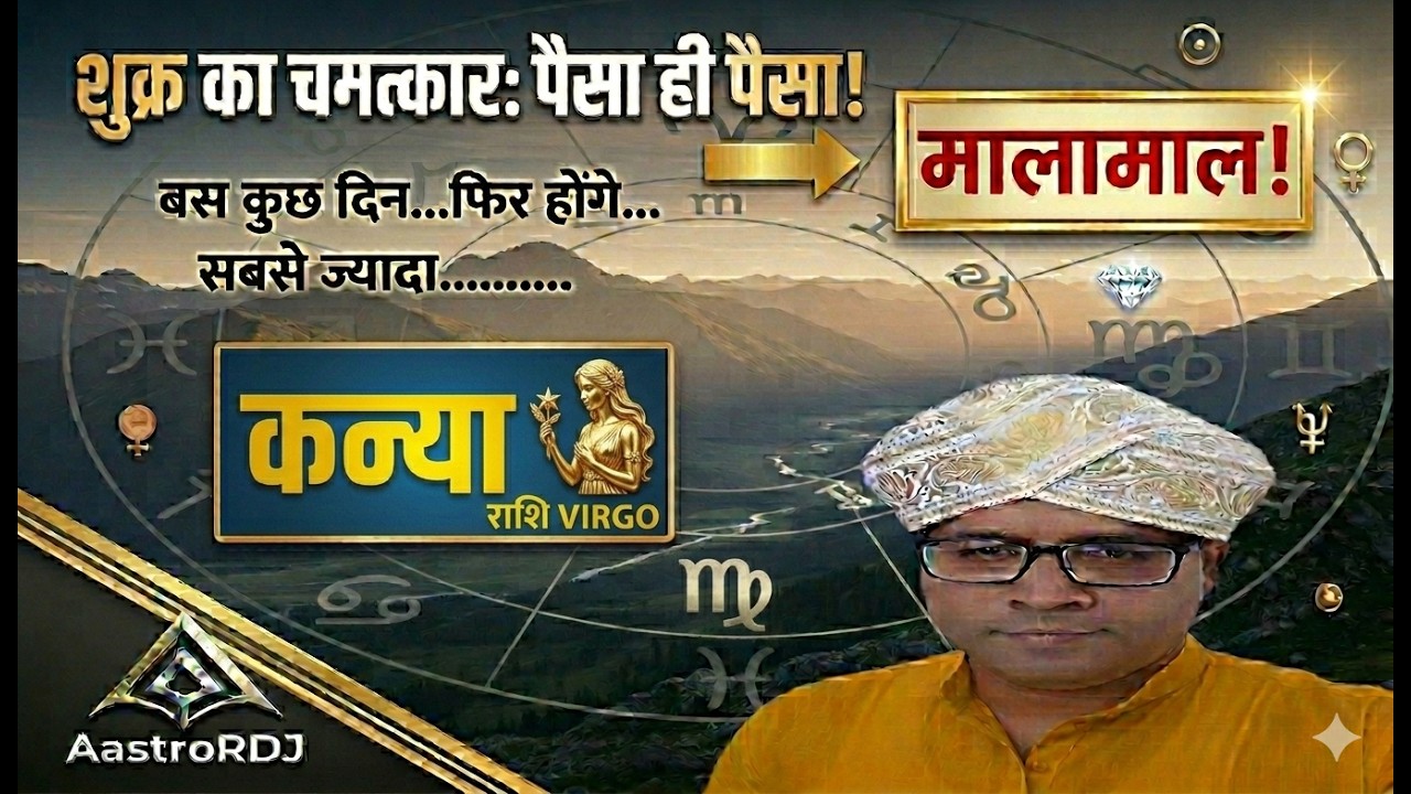 कन्या राशि वालों की चमकेगी किस्मत! शुक्र देव बनाएंगे महा-मालामाल | Shukra Gochar 2026