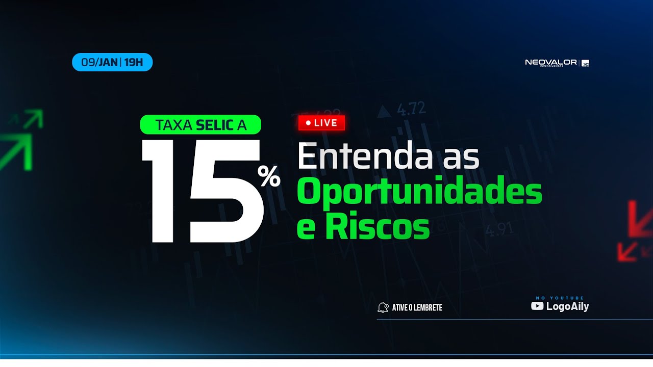 Taxa Selic a 15% - Entenda as oportunidades e riscos - YouTube