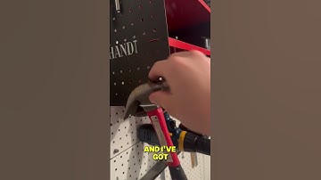 DIYers, STOP scrolling! 🛠️ This pegboard setup will transform your workspace. On sale now!