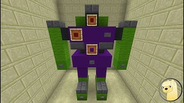 Minecraft - How To Build Transformers G1 Mixmaster Robot Mode!