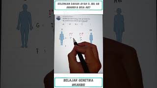 Golongan Darah Ayah O, Ibu AB, anaknya bisa AB? #shorts