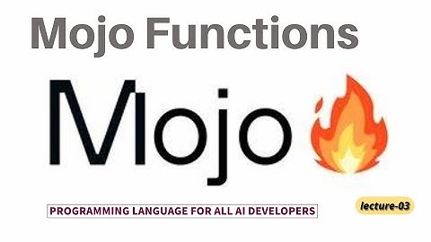 03. Mojo fn function | Mojo functions | Mojo Tutorial