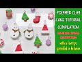 [CHRISTMAS EDITION] Polymer Clay Cane Tutorial Compilation with a few tips