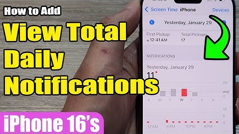 📱 How to View Total Daily Notifications on iPhone 16/16 Pro Max | iOS 18 Guide! 🔔
