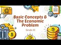 Grade 10 Economics Basic Concepts And The Economic Problem Study Squad