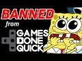 I Am Banned from Games Done Quick (SpongeBob Battle for Bikini Bottom Speedrun Removed)