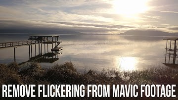 How to Remove Flickering from Mavic Pro Footage in Premiere