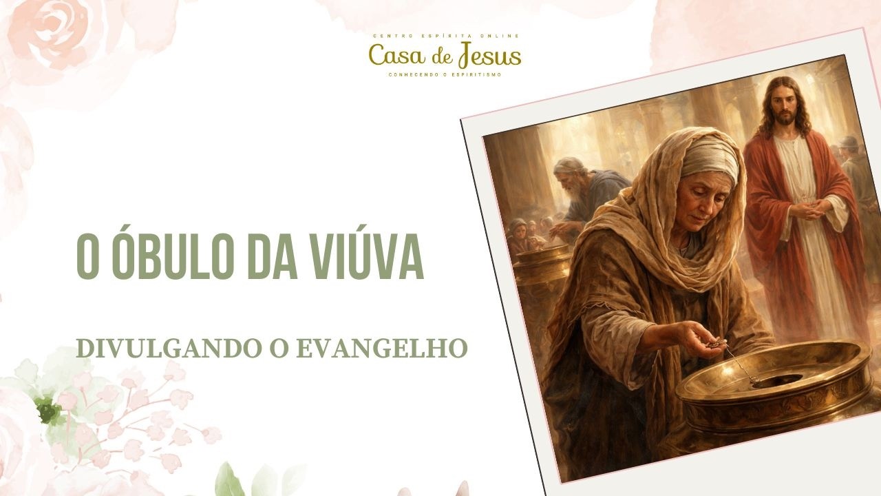 O óbulo da viúva - Palestra com Evelyn Freire | Divulgando o Evangelho.