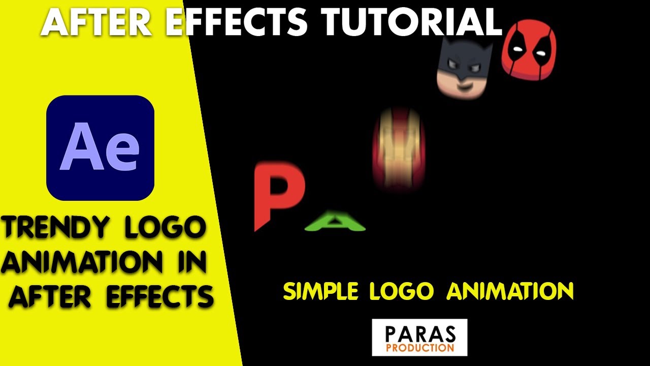 Trendy Logo Animation in After Effects : Motion Graphics Tutorial ...