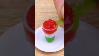 🍉 Wonderful Miniature Watermelon Jelly Decorating For Hot Summer #yumupminiature