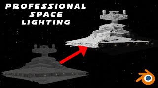 How to Light your Space Scenes - Blender Star Wars