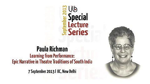 Paula Richman: 'Learning from Performance' | LILA ...