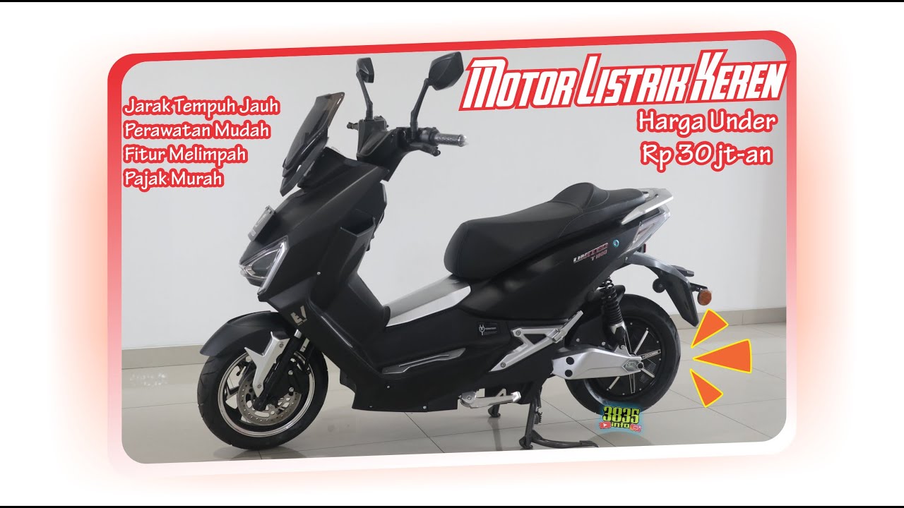 MOTOR LISTRIK INDONESIA KEREN UNITED T1800 REVIEW SINGKAT YouTube