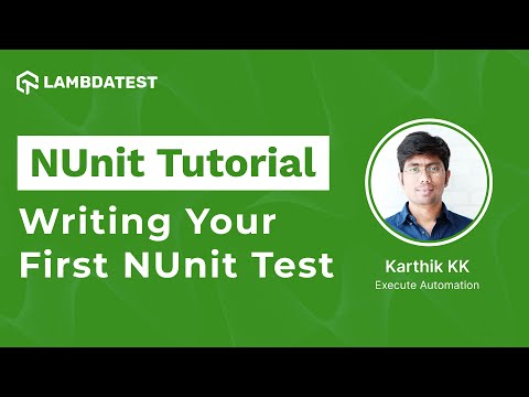 فيديو: كيف تنشئ مشروع اختبار NUnit في Visual Studio 2017؟
