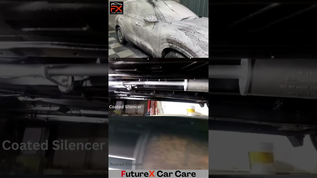 FutureX Car Care Ambattur | Foam Wash | Underchasis Coating | Silencer Coating